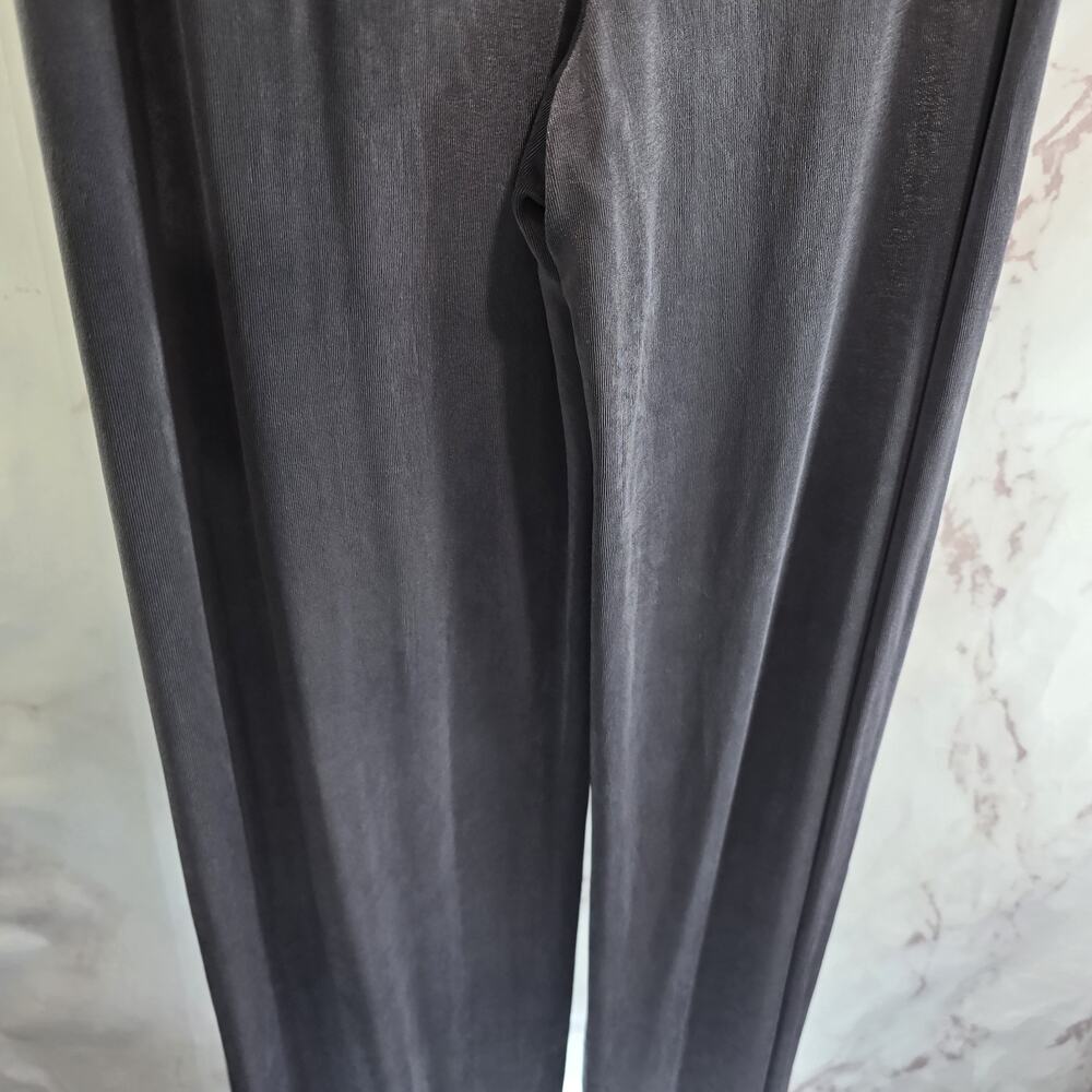Chicos Pants Womens 8 1 X 28 Purple Liquid Knit Pull On Wide Leg Travelers Pull - Picture 7 of 12